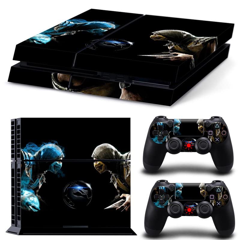 עבור PS4 Pro - משחק Ninja Mortal Best War Kombat X PS4 או PS5 מדבקת עור לפלייסטיישן 4 או 5 קונסולה ובקרים מדבקות ויניל