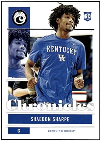 Shaedon Sharpe RC 2022-23 Panini Chronicles Drust בוחרים 10 Rookie NM+ -MT+ NBA כדורסל