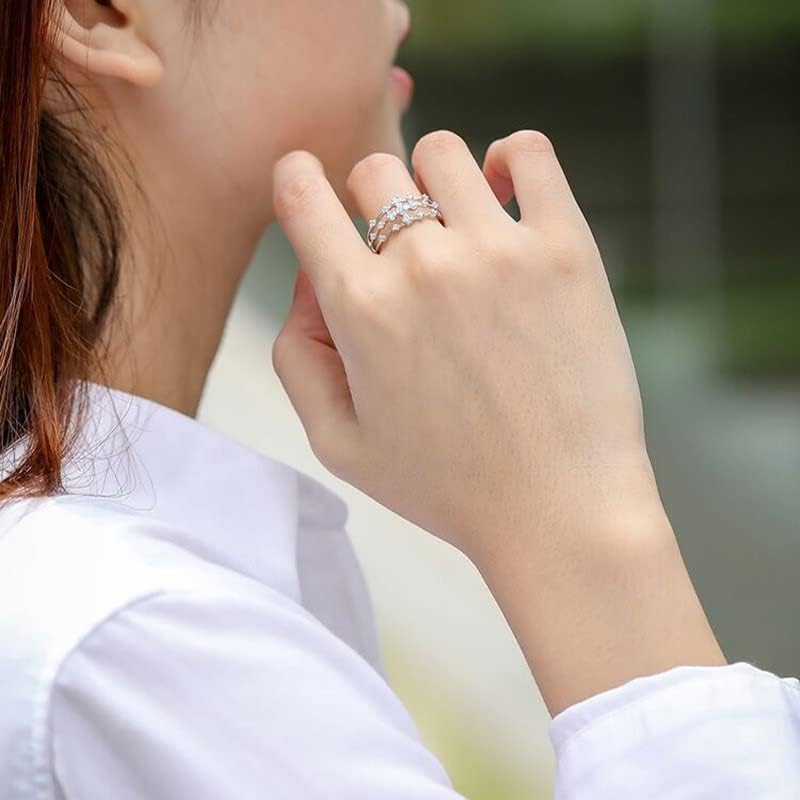 אופנה נשים של יהלומי העמודים טבעת זירקון אירוסין חתונה טבעת הבוהן טבעת סט