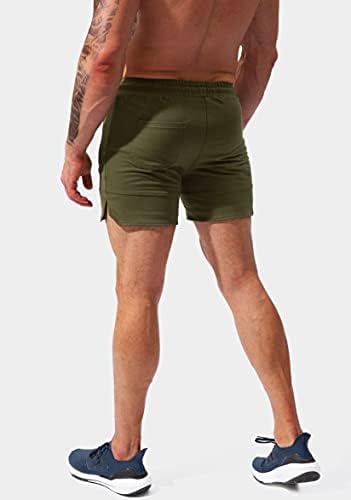 מכנסי כושר לגברים של פודולה מכנסיים קצרים של מכנסי כושר משקולות מכנסיים קצרים לגברים לגברים פיתוח גוף אימונים עם כיסי