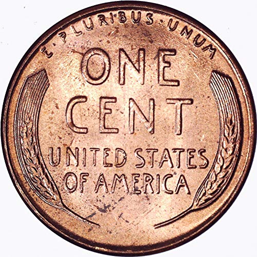 1957 Lincoln Weat Cent 1c מבריק לא מחולק