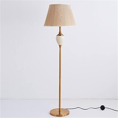 SLNFXC מנורת שולחן אנכית רצפה אור רצפה סלון אמריקאי בסגנון אירופאי מיטת חדר שינה בית חם