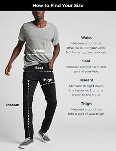 סילבר ג'ינס ושות 'טאבי לגברים מתאימים לג'ינס רזים