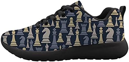 Owaheson קטעי שחמט שחמט כרית נעל ריצה לגברים אתלטית נעלי טניס נעלי ספורט אופנה