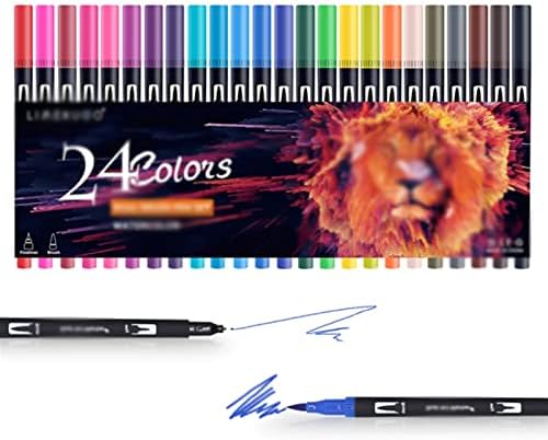 צבעי Walnuta מברשת עט עט צבעי מים סמני אמנות כפולים עט לציור ציור ציוד אמנות קליגרפיה
